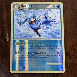 Pokemon Card Golduck 22/102 H&S Triumphant Reverse Holo MP - Image 1