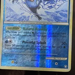 Pokemon Card Golduck 22/102 H&S Triumphant Reverse Holo MP - Image 4
