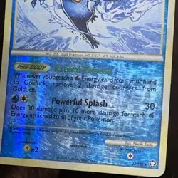 Pokemon Card Golduck 22/102 H&S Triumphant Reverse Holo MP - Image 5