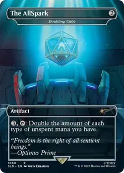MTG English The AllSpark - Doubling Cube NM Foil Secret Lair - Image 1