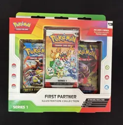 Pokemon TCG First Partner Illustration Collection Series 1 Box 39 Cards Promo - Image 1