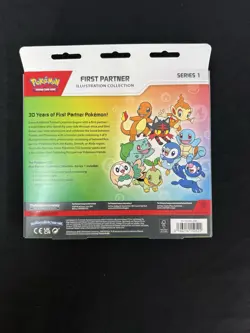 Pokemon TCG First Partner Illustration Collection Series 1 Box 39 Cards Promo - Image 2