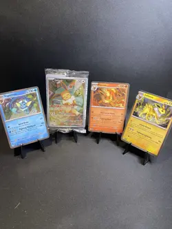 Prismatic Evolutions Poster Collection promo Cards. ETB Promo Card- Set Of 4 - Image 1
