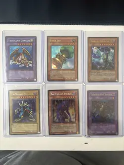 Yu-Gi-Oh! Vintage 6-Card Lot. Ultra rare x3, secret rare x3, first ed x1. - Image 1