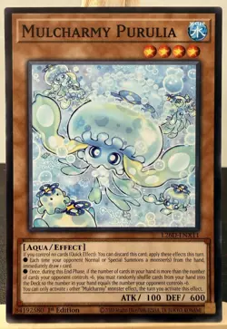 Mulcharmy Purulia L26D-ENX11 Legendary Modern Decks 2026 Yu-Gi-Oh 1st Edition NM - Image 1