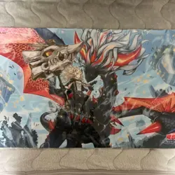 Yu-gi-oh Official Playmat Ecclesia and the Dark Dragon Ranking Duel New - Image 1