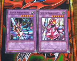 Super Roboyarou + Robolady - LOD-074 LOD-073 - Unlimited Ed Yugioh HP - Image 1