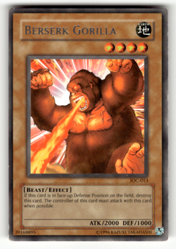 Berserk Gorilla IOC-013 Unlimited Rare Invasion of Chaos - Image 1