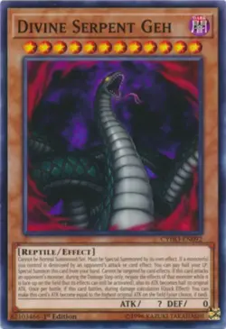 Divine Serpent Geh - CYHO-EN092 - Common - 1st Edition - Lightly Played - Image 1