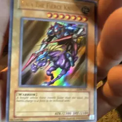 Konami Gaia The Fierce Knight LOB-006 Ultra Rare Holo Unlimited ENG 2300/2100 - Image 2