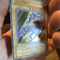 Konami Gaia The Fierce Knight LOB-006 Ultra Rare Holo Unlimited ENG 2300/2100 - Image 3
