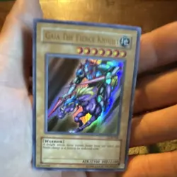 Konami Gaia The Fierce Knight LOB-006 Ultra Rare Holo Unlimited ENG 2300/2100 - Image 5