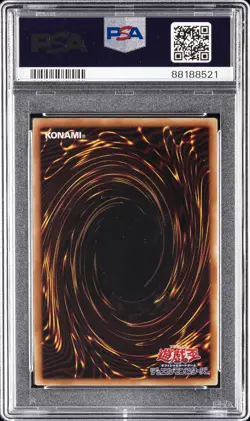 2021 YU-GI-OH! JAPANESE PAC1-PRISMATIC ART COLLECTION #JP004 DARK MAGICIAN PSA 9 - Image 2