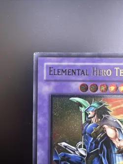 Yugioh Elemental Hero Tempest EEN-EN034 Ultimate Rare 1st Ed LP Euro Print - Image 2