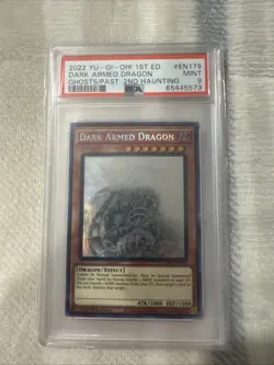 Dark Armed Dragon Ghost Rare GFP2-EN179 Yugioh Ghosts From the Past PSA 9 - Image 1