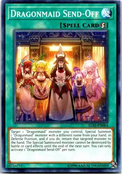 DRAGONMAID SEND-OFF IGAS-EN064 COMMON / SHORT PRINT YU-GI-OH MP - Image 1