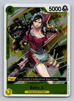 Baby 5 (112) OP12-112 Rare Legacy of the Master One Piece Foil NM - Image 1