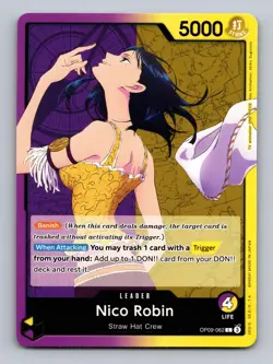 Nico Robin (062) OP09-062 Leader Emperors in the New World One Piece NM - Image 1