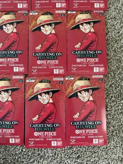One Piece TCG OP-13 Carrying On His Will Sleeved Booster Pack Lot of 20 English - Image 2