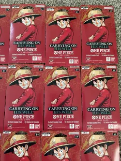 One Piece TCG OP-13 Carrying On His Will Sleeved Booster Pack Lot of 20 English - Image 5