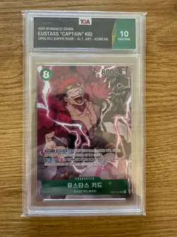 Pre-errata Korean Eustass "Captain" Kid Alt Art OP01-051 - Character Graded - Image 1