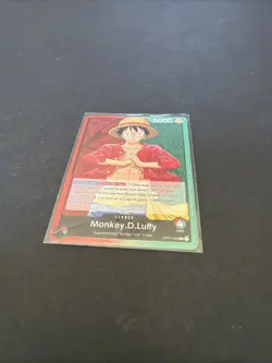 One Piece Monkey D Luffy OP01-003 PRE ERRATA Leader Romance Dawn pre-errata - Image 2