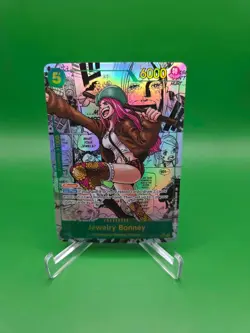 One Piece TCG English OP12-118 Jewelry Bonney Manga Alt Art Parallel - Image 3