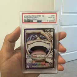 One Piece Monkey.D.Luffy OP09-061 Alternative Art Leader English PSA 10 - Image 1