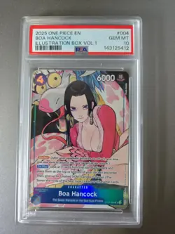 2025 One Piece EN Boa Hancock Illustration Box Vol. 1 #ST17-004 PSA 10 GEM MINT - Image 1