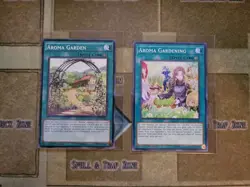 YUGIOH AROMA GARDEN CORE + AROMA GARDENING CHIM COMMON 1ST ED NM - Image 1