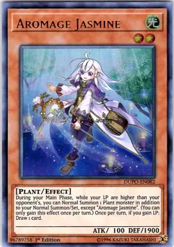 Yugioh Aromage Jasmine DUPO-EN082 Ultra Rare 1st Edition NM - Image 1