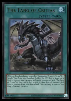 The Fang of Critias Unlimited Ultra Rare Legendary Collection Kaiba (2020 Date R - Image 1