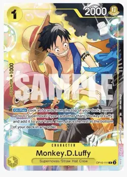 Monkey.D.Luffy (Welcome Pack 2026 Vol.1) OP10-111 One Piece Promotion Cards... - Image 1
