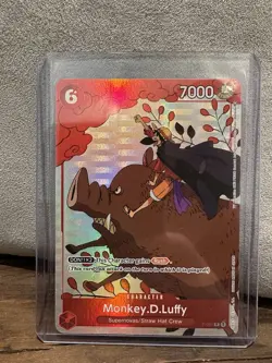 One Piece Monkey D. Luffy Holo Alt Art Rare Promo Gift Collection 2023 P-001 - Image 1