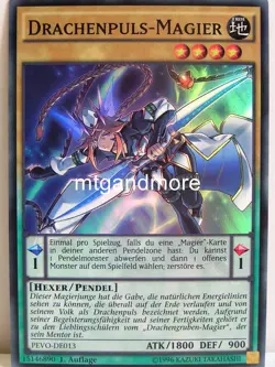 Yu-Gi-Oh 1x #013 Drachenpuls-Magier - PEVO - Pendulum Evolution - Image 1