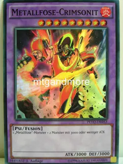 Yu-Gi-Oh 1x #053 Metallfose-Crimsonit - PEVO - Pendulum Evolution - Image 1