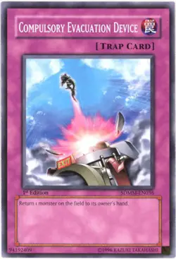 Yu-Gi-Oh 1x Compulsory Evacuation Device - - - SDMM - Image 1