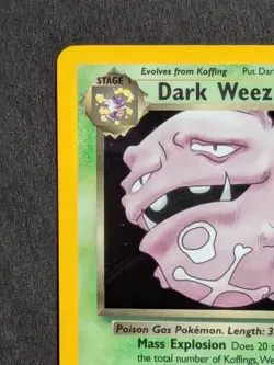 Dark Weezing 14/82 Team Rocket Rare Holo Vintage Pokemon Card - Image 3