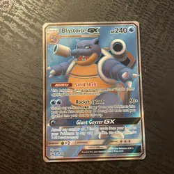 Blastoise GX SM189 - Black Star SM Promo - Full Art Ultra Rare Pokemon Card - NM - Image 2