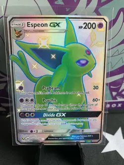 Espeon GX SV60/SV94 Shiny GX Rare Hidden Fates Shiny Vault Pokemon Holo NM - Image 1