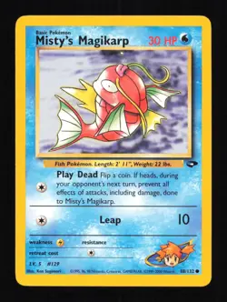 Pokemon Misty's Magikarp 88/132 Gym Challenge - Image 1