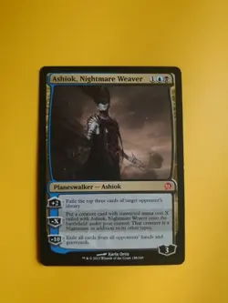 Ashiok, Nightmare Weaver. Theros. Planeswalker Magic the Gathering Card. - Image 1