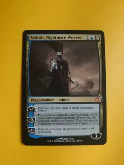 Ashiok, Nightmare Weaver. Theros. Planeswalker Magic the Gathering Card. - Image 3