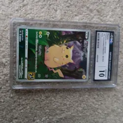 CGC pokemon slabs lot-8 cards total, Pikachu, Bulbasaur, SAR Palafin, Horsea - Image 2