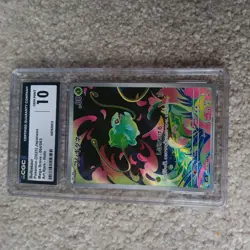 CGC pokemon slabs lot-8 cards total, Pikachu, Bulbasaur, SAR Palafin, Horsea - Image 3