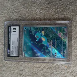 CGC pokemon slabs lot-8 cards total, Pikachu, Bulbasaur, SAR Palafin, Horsea - Image 4