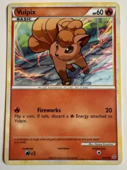 Vulpix - 68/95 - Unleashed Pokemon 2010 LP - Image 1