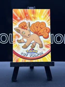 Vulpix #37 1998 Topps Pokemon TV Animation Edition Red Logo Pokemon Card - Image 2