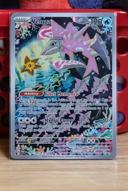 Veluza 192/182 Illustration Rare SV04: Paradox Rift Pokemon Card NM - Image 2
