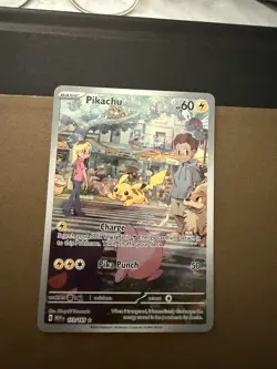 Pokemon 151 Pikachu 173/165 Illustration Rare IR - NM - Image 1